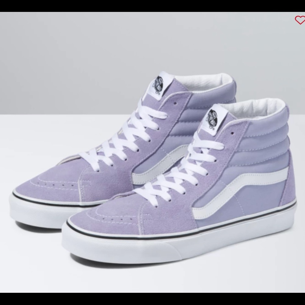 High top lavender vans! Size 7. Brand new!